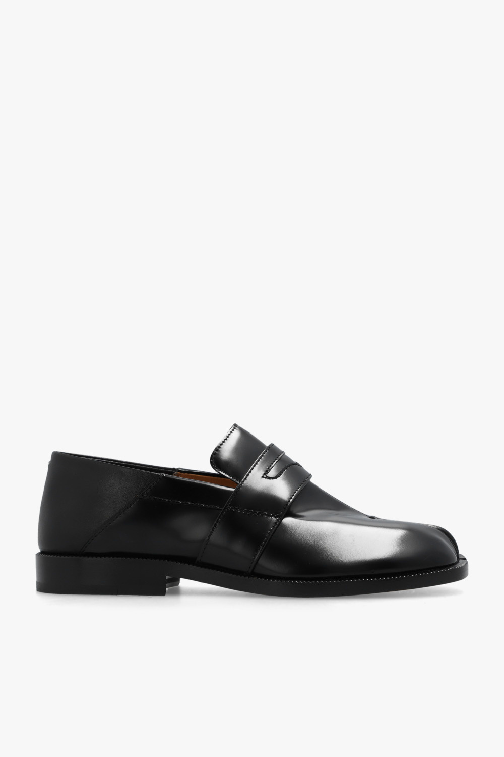 Maison Margiela Leather Tabi Middle Boots 36 Black authentic